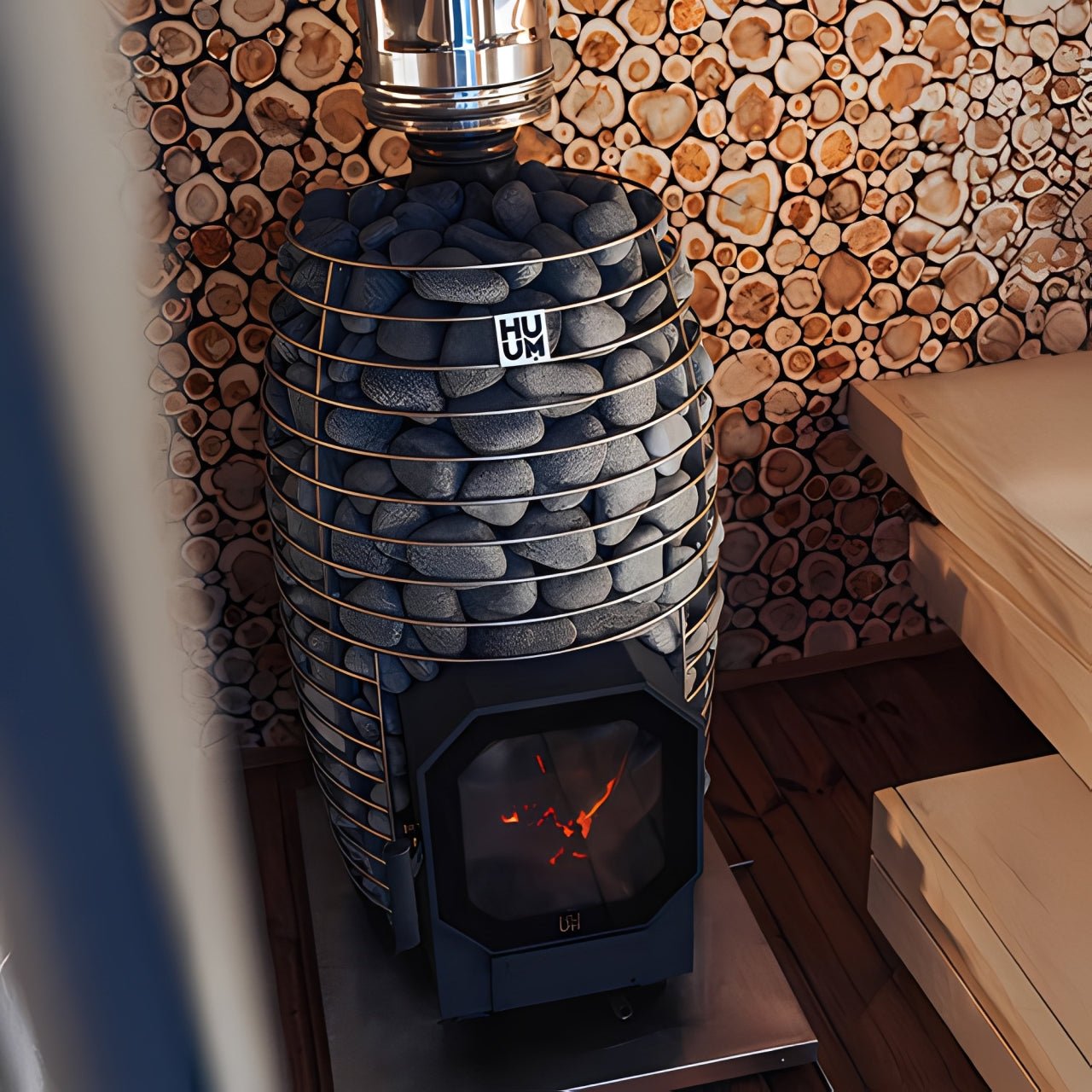 HUUM HIVE Flow Mini Wood Burning Sauna Stove – 8.5kW -  product_vendor - Peak Primal Wellness