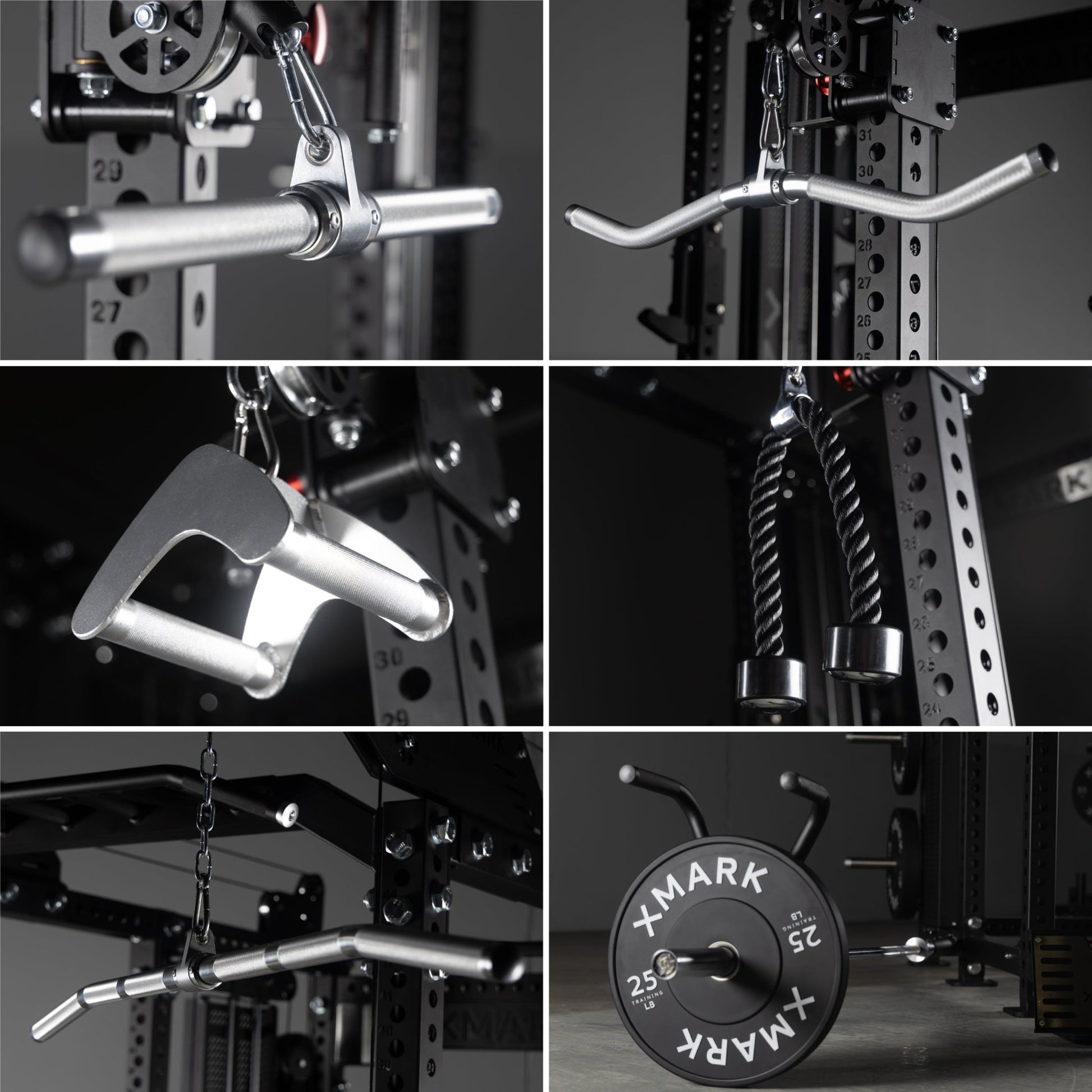 XMark Commercial Half Rack Functional Trainer, Dual 220-Pound Stacks -  product_vendor - Peak Primal Wellness