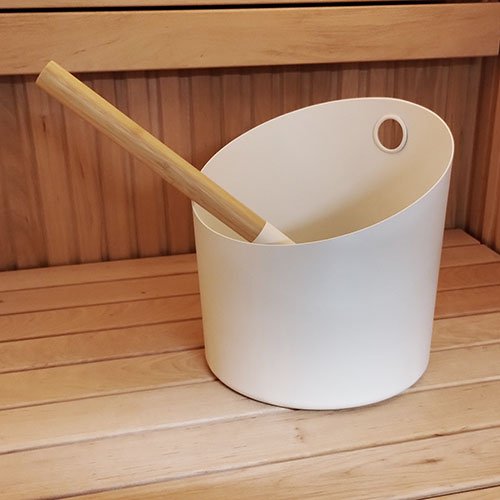 KOLO Sauna Set 4 | Sauna Bucket and Ladle Set, Bamboo/Aluminum, 1 Gal -  product_vendor - Peak Primal Wellness