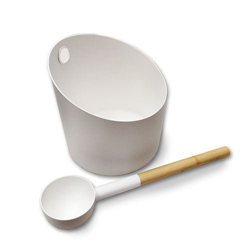 KOLO Sauna Set 4 | Sauna Bucket and Ladle Set, Bamboo/Aluminum, 1 Gal -  product_vendor - Peak Primal Wellness