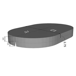 SaunaLife Insulated Cover for S2 Series Hot and Cold Plunge Tubs