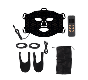 Red Light Therapy Face Mask – LED Skin Rejuvenation Mask with Red, Blue, Yellow + NIR (460–850nm) -  product_vendor - Peak Primal Wellness