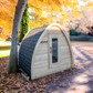 Dundalk LeisureCraft CT MiniPOD 3-4 Person Traditional Outdoor Sauna