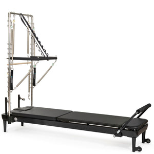 Elina Pilates® Nubium™ Black Reformer with Tower - Compact, Durable & Quiet Design