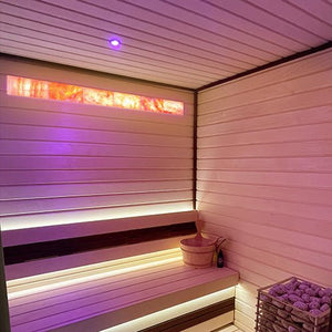 ProSaunas Small Himalayan Salt Light Feature | Customizable Genuine Himalayan Sauna Light Kit -  product_vendor - Peak Primal Wellness