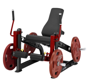 Steelflex PLLE Leg Extension Machine - Heavy-Duty Steel, Adjustable Footrests, Foam Padding