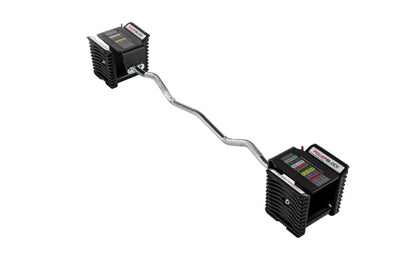 PowerBlock Pro 100 EXP EZ Curl Barbell -  product_vendor - Peak Primal Wellness