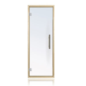 ProSaunas Clear Glass Sauna Door 24x73 | Prehung Clear Glass Sauna Door, Aspen Frame -  product_vendor - Peak Primal Wellness