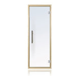 ProSaunas Clear Glass Sauna Door 24x73 | Prehung Clear Glass Sauna Door, Aspen Frame -  product_vendor - Peak Primal Wellness