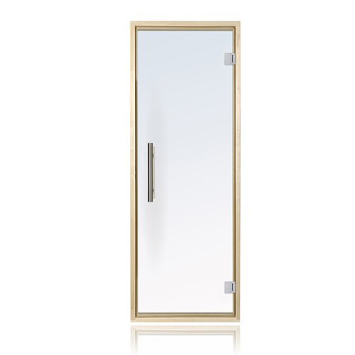 ProSaunas Clear Glass Sauna Door 24x73 | Prehung Clear Glass Sauna Door, Aspen Frame -  product_vendor - Peak Primal Wellness