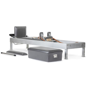 Elina Pilates® 86" Classic Aluminum Reformer Bundle with Adjustable Resistance & Authentic Features