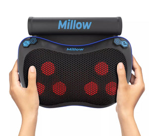 ReAthlete Millow Cordless Massage Pillow with Adjustable Heat & Intensity for Ultimate Relaxation