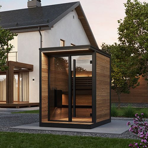 SaunaLife GL4 Outdoor 4 Person Traditional Sauna -  product_vendor - Peak Primal Wellness