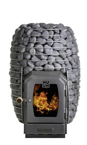 HUUM HIVE Wood Series 17.0kW Wood-Fired Sauna Heater with Firebox Extension - Thumbnail 4