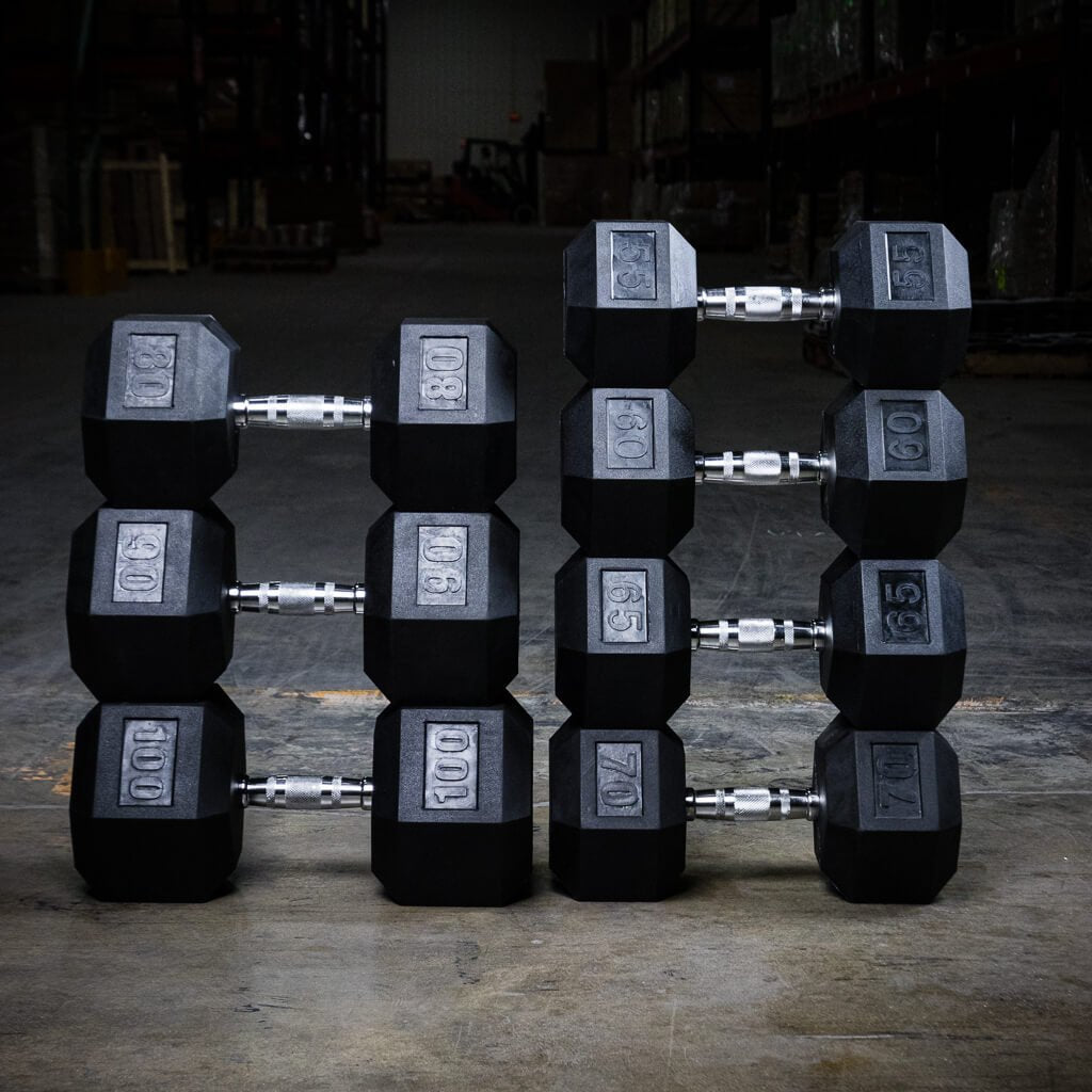 PRx Performance Rubber Hex Dumbbells Sets -  product_vendor - Peak Primal Wellness