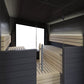 Auroom Terra 6-Person Outdoor Traditional Sauna Cabin w/ Black Thermo-Pine Wood -  product_vendor - Peak Primal Wellness