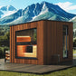 Auroom Terra 6-Person Outdoor Traditional Sauna Cabin w/ Natural Thermo-Pine Wood -  product_vendor - Peak Primal Wellness