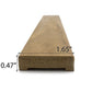 ProSaunas THERMO - ASPEN 1X2 (12mm x 42mm) DOOR TRIM UK | Sauna Wood, Door Trim Casing, UK Profile -  product_vendor - Peak Primal Wellness