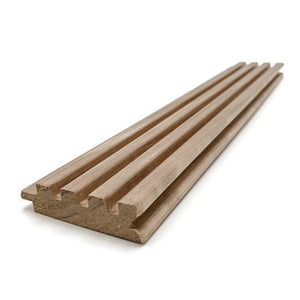 ProSaunas THERMO - ASPEN GROOVE - S 1X3 (15mm x 60mm) T&G | Sauna Wood, Thermally - Modified, Tongue & Groove, Fluted Slat, Wall Material -  product_vendor - Peak Primal Wellness