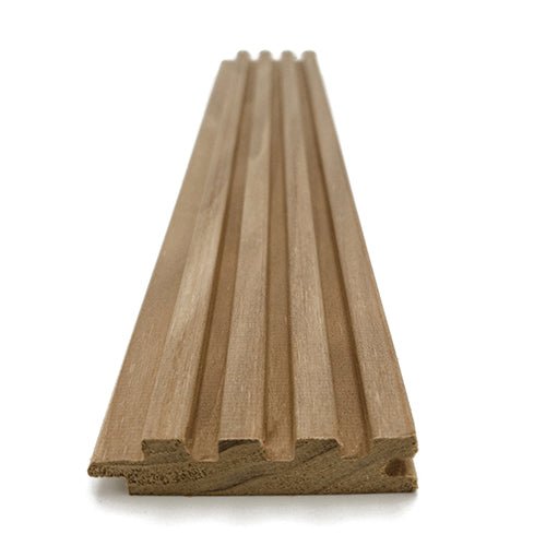 ProSaunas THERMO - ASPEN GROOVE - S 1X3 (15mm x 60mm) T&G | Sauna Wood, Thermally - Modified, Tongue & Groove, Fluted Slat, Wall Material -  product_vendor - Peak Primal Wellness