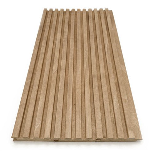 ProSaunas THERMO - ASPEN GROOVE - S 1X3 (15mm x 60mm) T&G | Sauna Wood, Thermally - Modified, Tongue & Groove, Fluted Slat, Wall Material -  product_vendor - Peak Primal Wellness