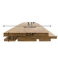 ProSaunas THERMO - ASPEN 1X4 (15mm x 90mm) T&G STS4 | Sauna Wood, Thermally - Modified, Tongue & Groove, STS4 Profile, Nickel - Gap, Wall Material -  product_vendor - Peak Primal Wellness