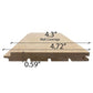 ProSaunas THERMO - ASPEN 1X5 (15mm x 120mm) T&G STS4 | Sauna Wood, Thermally - Modified, Tongue & Groove, STS4 Profile, Nickel - Gap, Wall Material -  product_vendor - Peak Primal Wellness