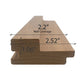 ProSaunas THERMO - ASPEN GRACE™ 2X3 (27mm x 64mm) T&G | Sauna Wood, Thermally - Modified, Tongue & Groove, Large - Gap, Wall Material -  product_vendor - Peak Primal Wellness