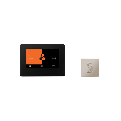 ThermaSol TT7-SVSQ ThermaTouch 7" Waterproof Steam Shower Control with Bluetooth & Aromatherapy