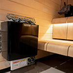 Harvia KIP80B KIP Series 8kW Electric Sauna Heater, Built - In Controls, Black -  product_vendor - Peak Primal Wellness