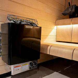 Harvia KIP80B KIP Series 8kW Electric Sauna Heater, Built - In Controls, Black -  product_vendor - Peak Primal Wellness