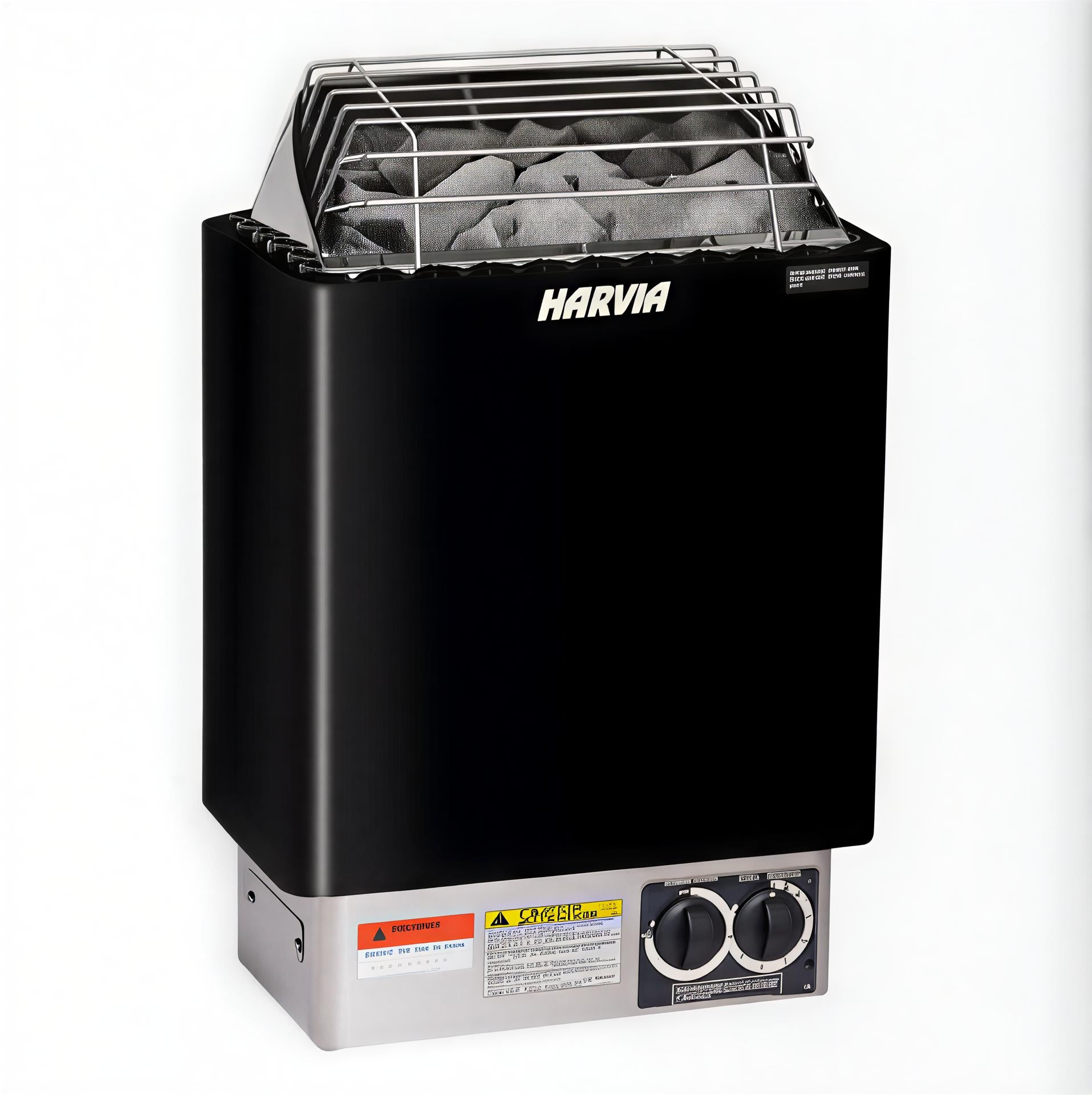 Harvia KIP60B KIP Series 6kW Electric Sauna Heater, Built - In Controls, Black -  product_vendor - Peak Primal Wellness