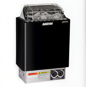 Harvia KIP80B KIP Series 8kW Electric Sauna Heater, Built - In Controls, Black -  product_vendor - Peak Primal Wellness