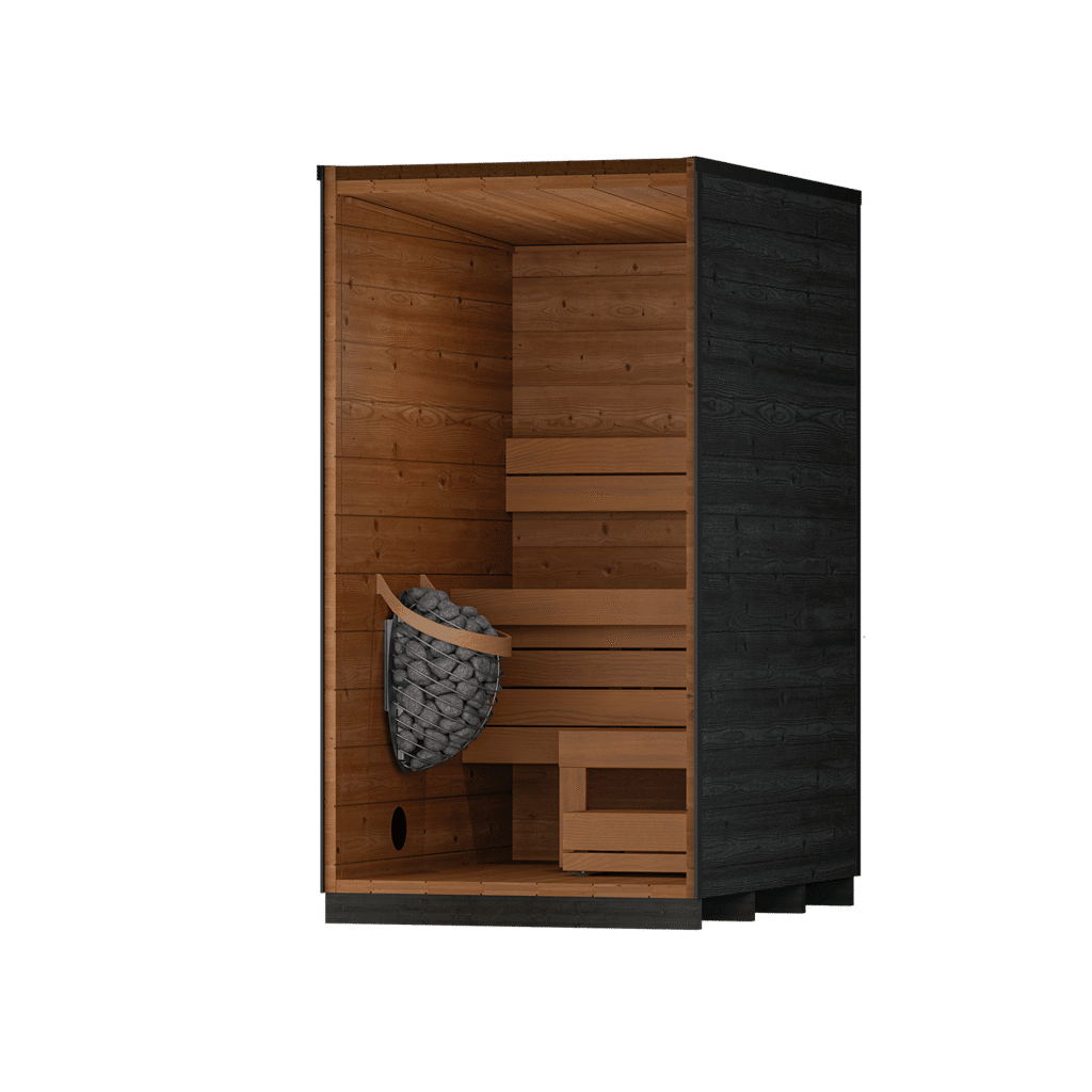 Leil Saunas Viva 120 - 1 Person Outdoor Sauna Kit -  product_vendor - Peak Primal Wellness