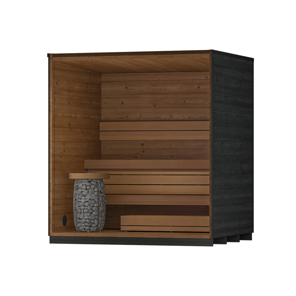Leil Saunas Viva 210 - 4 Person Outdoor Sauna Kit -  product_vendor - Peak Primal Wellness